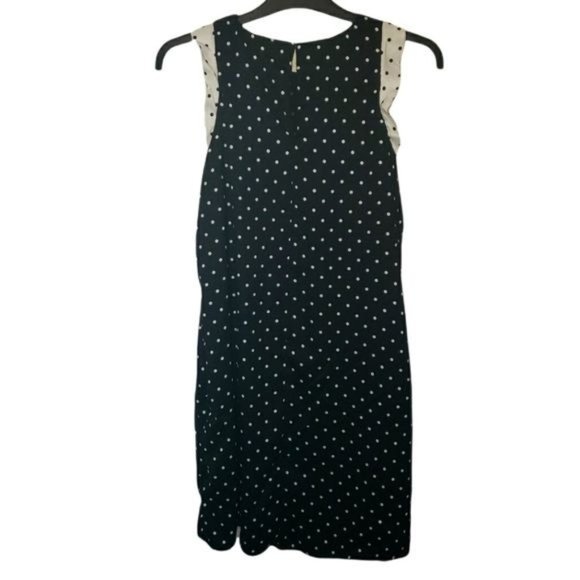 Ann Taylor Petite Polka-dot Mini Dress Medium - Picture 3 of 7